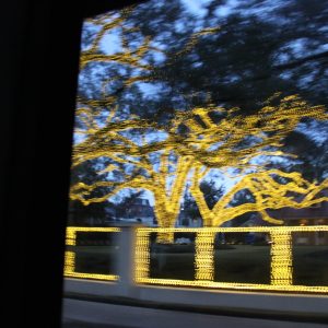 a sign in front of a building