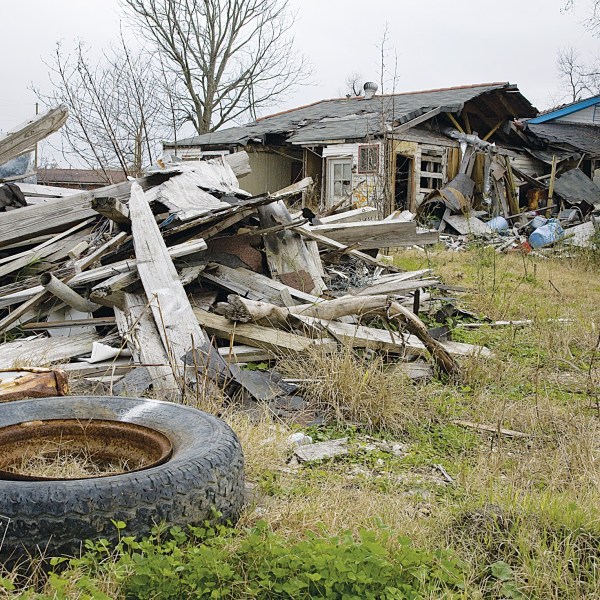 a close up of a snow covered field
